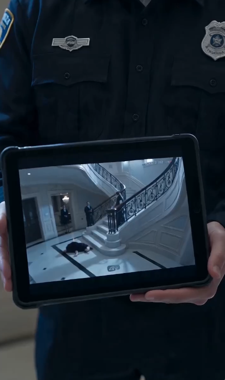 She Pushed the Billionaire's Mother Down the Stairs—Then the Security Tablet Exposed Everything