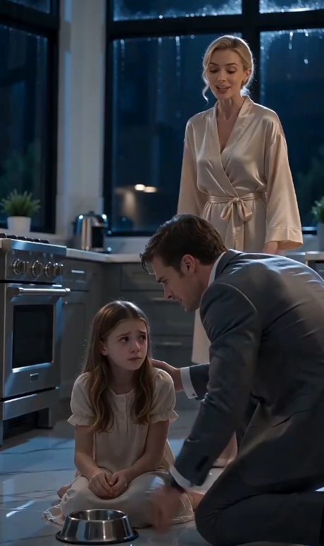 “You Belong on the Floor.” — The Night I Came Home and Found My Daughter Eating Beside the Dog