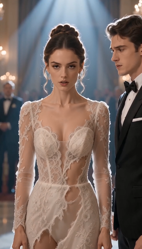 She tore the bride's wedding gown to pieces...Then the venue manager bowed to the bride.