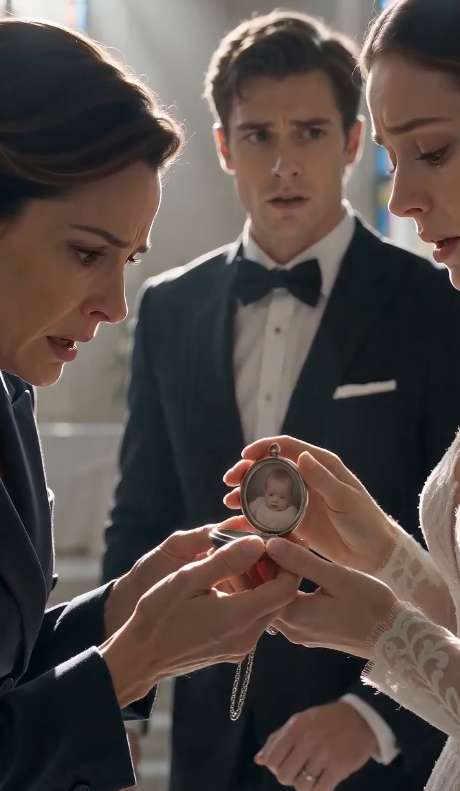 She Tore the Bride’s Veil… Then the Necklace Revealed a Secret Buried for Twenty Years.