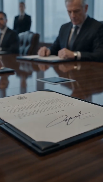 One Signature Destroyed an Empire.