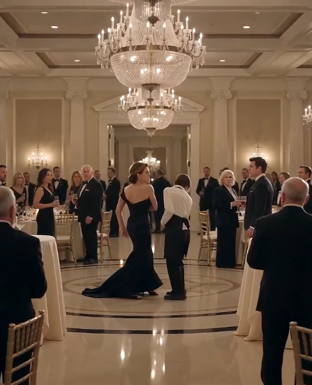 A wealthy woman publicly slaps a banquet server, accusing her of trying to seduce her husband—only to later uncover a heartbreaking truth: the young server wasn’t chasing anyone at all, but had been desperately searching for her biological father the entire time.