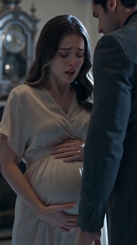 I Was Eight Months Pregnant When My Millionaire Husband Raised His Hand Against Me Again—He Had No Idea My Father Had Just Walked Through the Door.