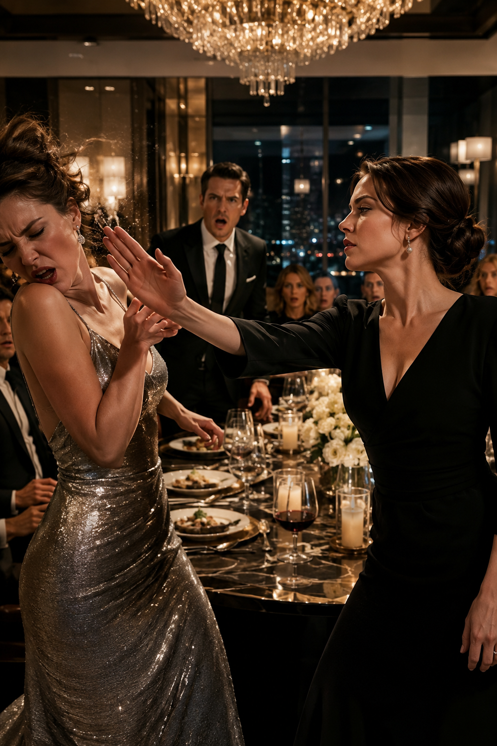 He Let His Assistant Slap His Wife at Dinner—Then Her One Return Slap Destroyed the Empire He Had Built on Her Silence