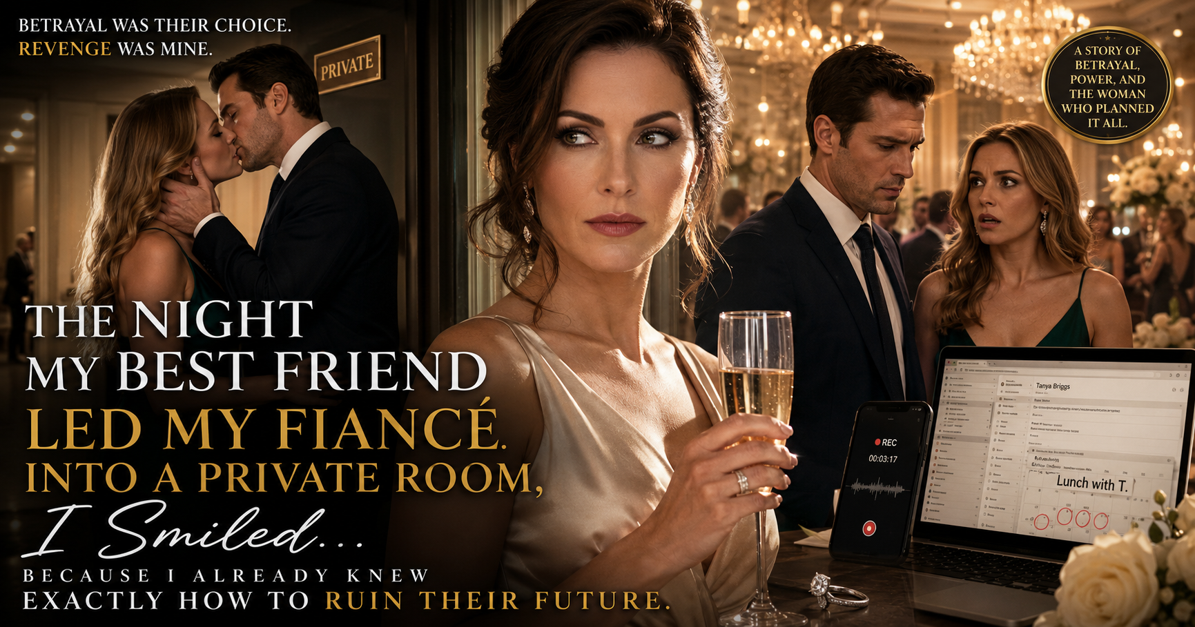 The Night My Best Friend Led My Fiancé Into a Private Room, I Smiled... Because I Already Knew Exactly How to Ruin Their Future.