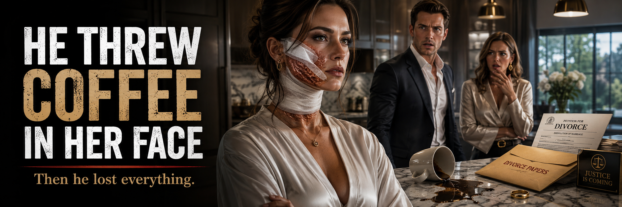 When I Refused to Give My Husband’s Sister My Bank Card, My Husband Threw Scalding Coffee Across My Face and Said, “Do What I Tell You—or Get Out.”