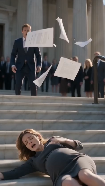 The mistress who shoved his eight-month-pregnant wife down the courthouse steps made one fatal miscalculation: she had no idea the woman bleeding out on the marble was the beloved sister of the most ruthless attorney in the state.