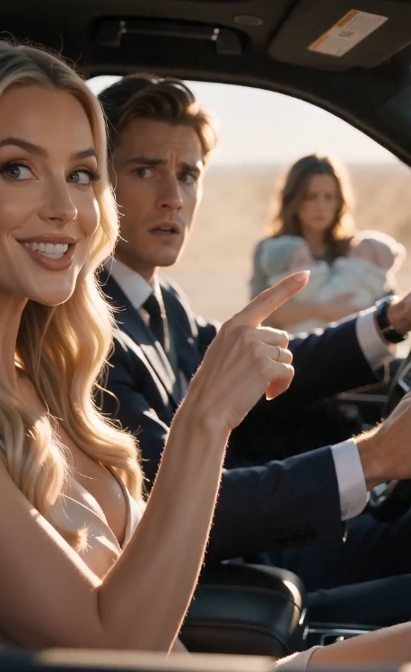 A Divorced Millionaire Was Driving His Fiancée Home When He Saw His Homeless Ex-Wife Holding Twin Babies... One Look at Their Faces Made His Blood Run Cold.