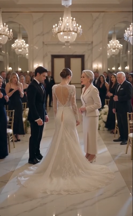 The groom's mother tore the bride's wedding dress... Seconds Later, the Venue Manager Revealed the Bride Owned the Entire Estate