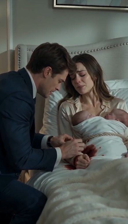 My nanny was tied to my bed. My newborn twins were strapped to her chest... and what she revealed about my wife destroyed everything I thought I knew.