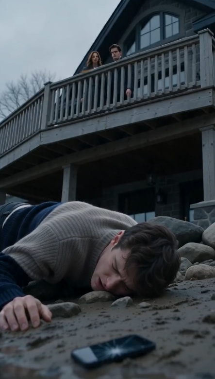 Three days after our grandmother left me her entire multimillion-dollar estate, my brother Tyler shoved me off our family’s high deck and sent me crashing onto the rocks beside the river.