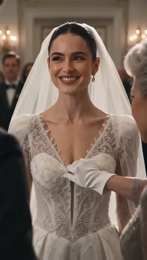 The mother in law tore open the front of the bride’s gown  then learned the bride owned the entire wedding estate.