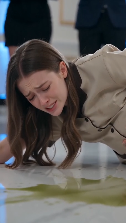 The Pregnant Janitor Was Forced Onto the Marble Floor... Then the Mafia Boss She Thought Was Dead Walked In.