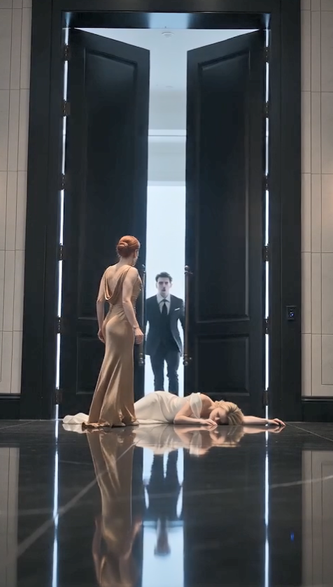 She Pushed My Pregnant Wife to the Marble Floor—Then Looked Up and Saw the Camera Recording Everything