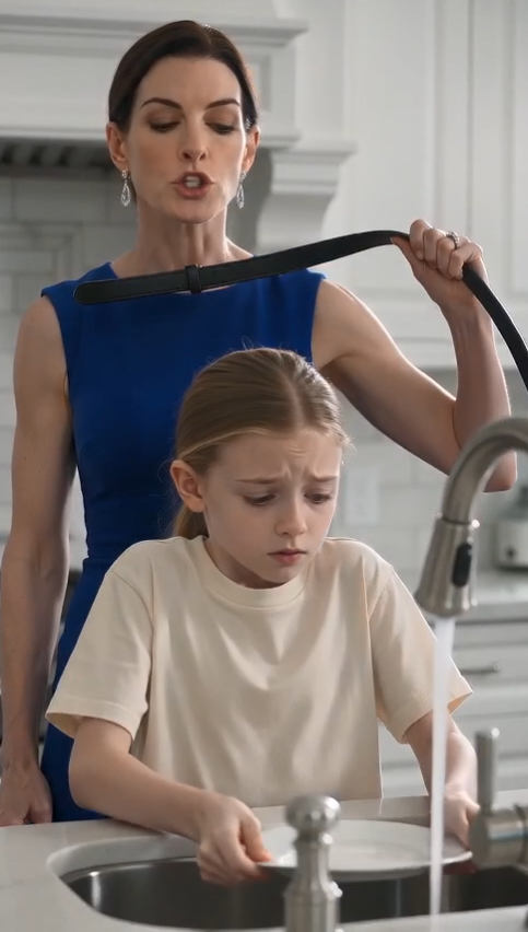 “You’re Lying! You Hurt Me Every Day!”—The Little Girl Screamed at Her Stepmother… Then Her Father’s Voice Came From the Dark Hallway