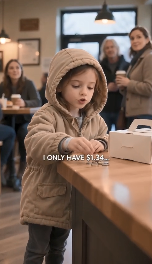 “I Only Have $1.34… Is That Enough for a Birthday Cake?” the 6-Year-Old Asked—Then a CEO Saw What Was Hidden Inside Her Coat