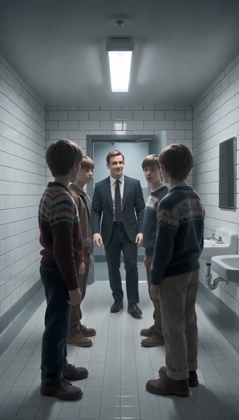 Four Boys Walked Into a Restaurant Bathroom—Then I Saw My Own Face Looking Back at Me