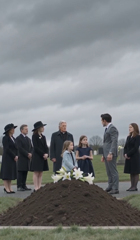 At my daughter’s funeral, my son-in-law pointed toward his three little girls and announced,  “They’re going into foster care. I deserve a fresh start with my new fiancée.”