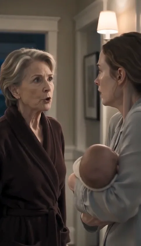 My newborn daughter was screaming in my arms just after midnight when my mother-in-law suddenly slapped me across the face. 2