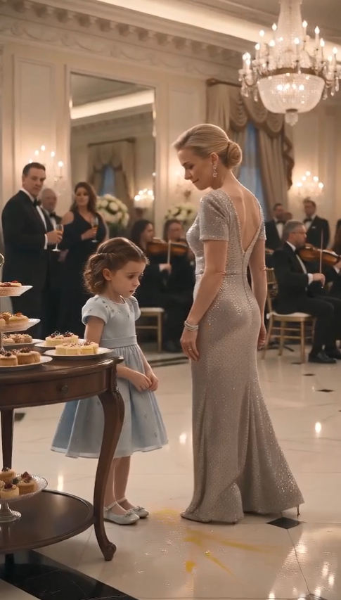 A Rich Woman Slapped a Five-Year-Old Girl at a Luxury Gala—Then the Child’s Powerful Grandfather Walked In