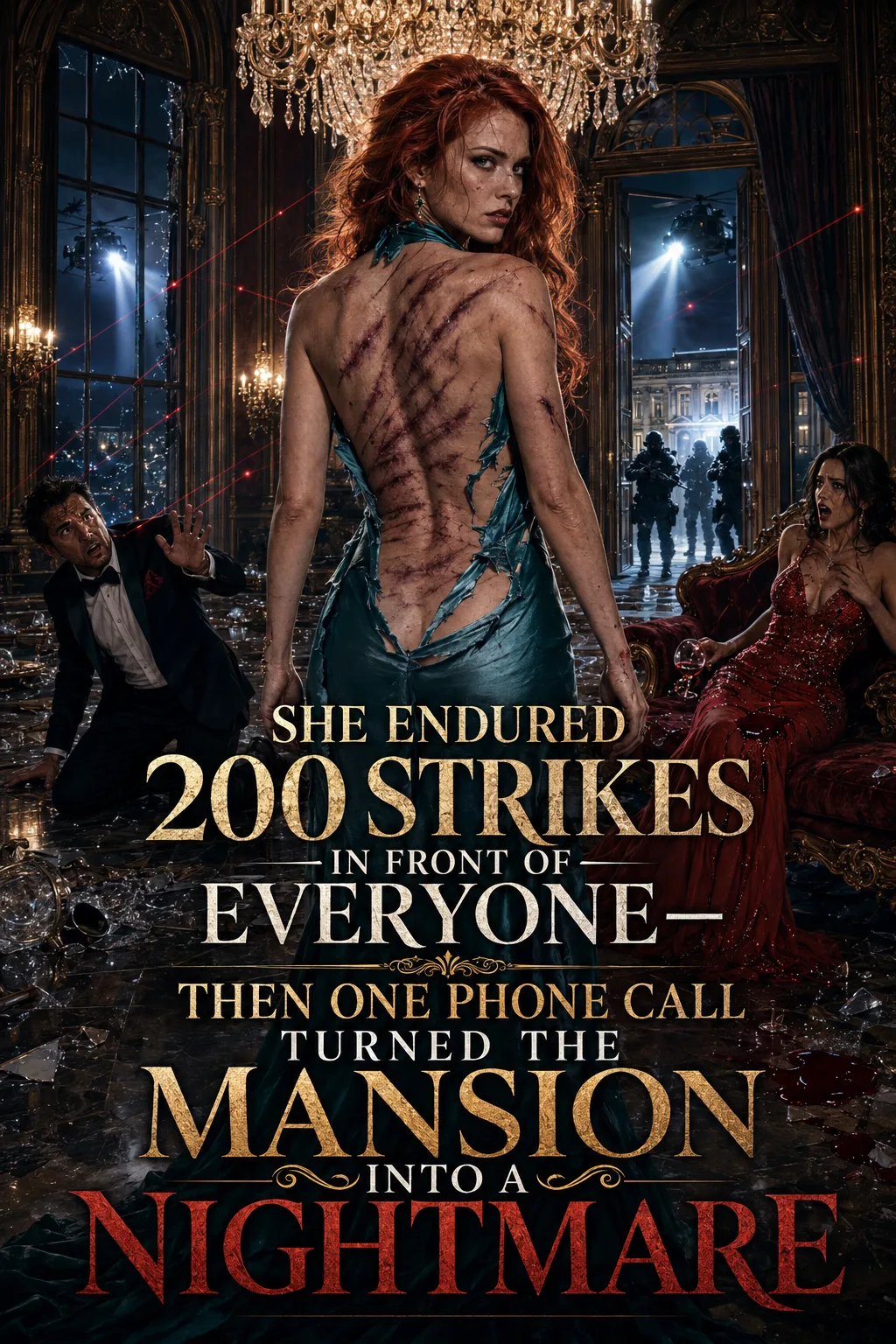 She Endured 200 Strikes in Front of Everyone—Then One Phone Call Turned the Mansion Into a Nightmare