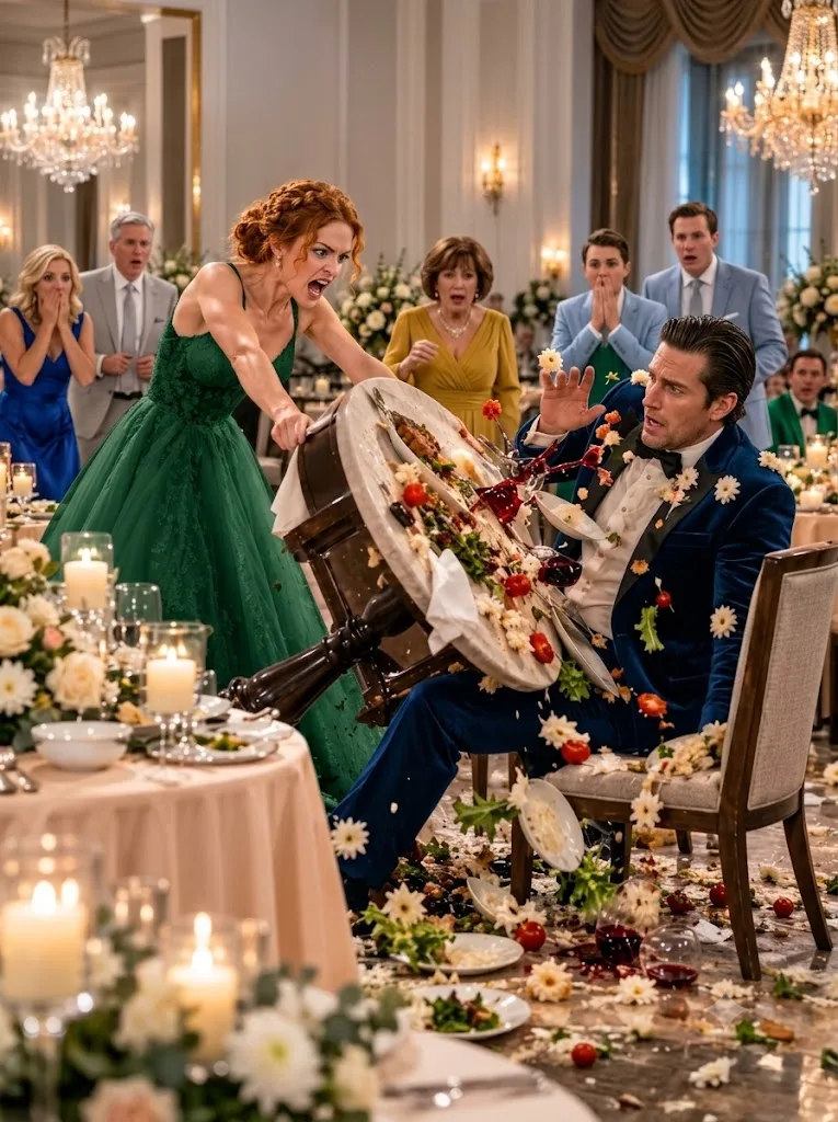 Thirteen days after my wedding, I was serving dinner to my husband’s family when he slapped me across the face because I forgot to put mashed potatoes on his brother’s plate.
