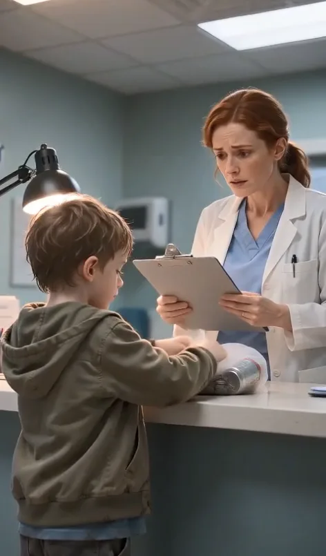 A BOY ARRIVED WITH TWELVE DOLLARS AND EMPTY BOTTLES TO HAVE HIS BROKEN LEG TREATED, BUT THE DOCTOR DISCOVERED HE WAS THE SON WHO HAD BEEN TAKEN FROM HER FIVE YEARS EARLIER:  “DON’T HIT ME, I’LL BE GOOD.”