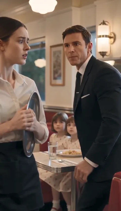 The Mafia Boss’s Silent Triplets Spoke Their First Words at Lunch, and Every Finger Pointed at the Waitress