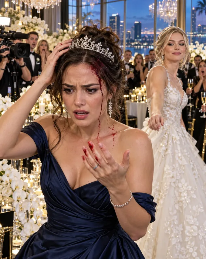 The second my sister drove the jeweled tiara down onto my head at her wedding, I knew something was wrong.