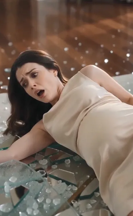She Swore the Mistress Pushed Her Through a Glass Table… Until Her Husband Walked In