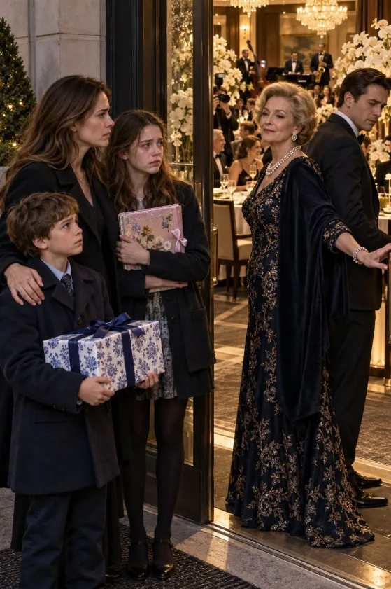 I Paid for My Mother-in-Law’s Lavish Birthday Party.  She Left My Children Outside, and My Husband Walked In Without Us.  But When He Came Home and Threatened to Throw Me Out of “His” Penthouse, I Revealed Two Secrets That Wiped the Smirk Right Off His Face.