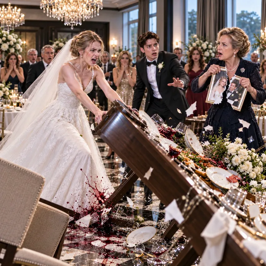 My MIL Tore My Wedding Photo and Called Me a Gold Digger—Then My Husband Went Pale: “Mom, Do You Know Who She Is?”