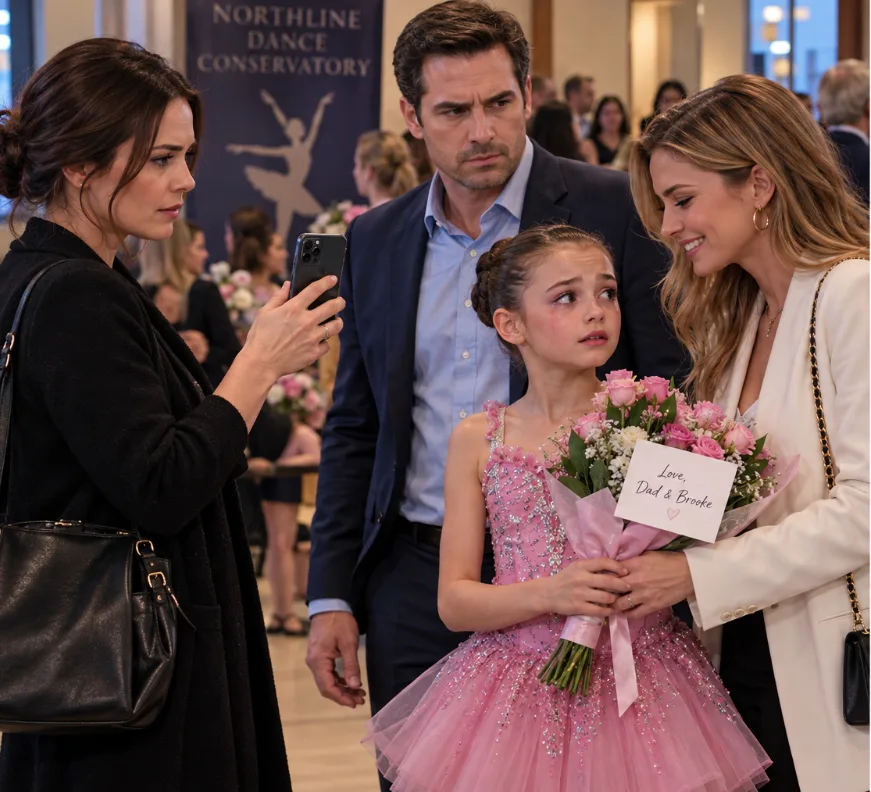 My husband’s mistress handed my nine-year-old daughter a bouquet after her dance recital and smiled as if she belonged there.
