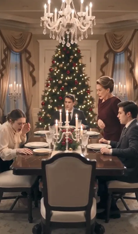 My mother-in-law slapped me across the face on Christmas night.  The force sent me crashing into the dining table.