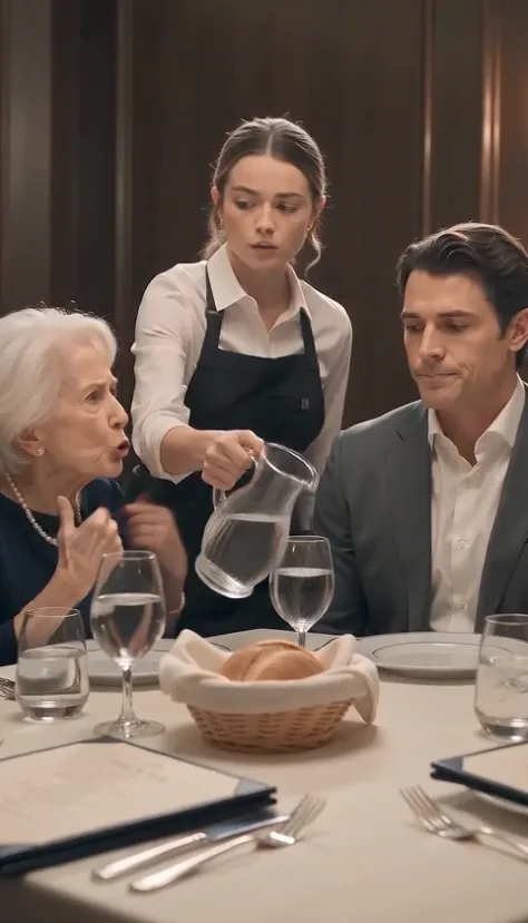 The Mafia Boss Ignored His Deaf Mother’s Signs During Dinner—Until an Exhausted Waitress Suddenly Answered Her in ASL and Revealed What His Own Mother Had Been Trying to Tell Him. A1