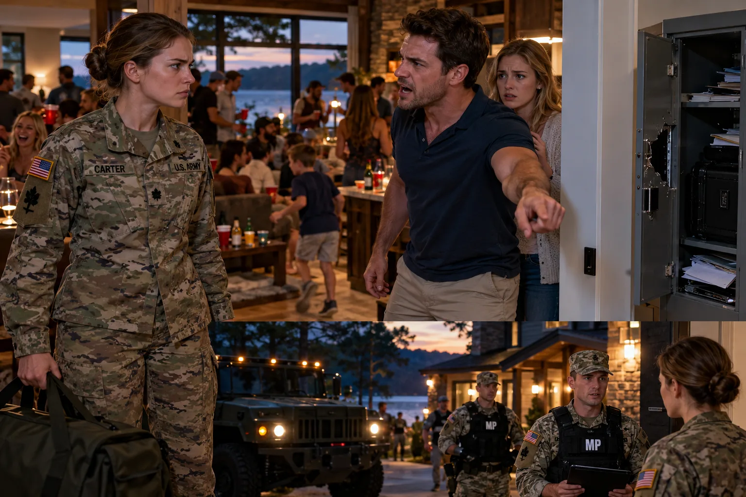 My Brother-in-Law Threw Me Out of My Own Lake House—28 Minutes Later, the Army Arrived