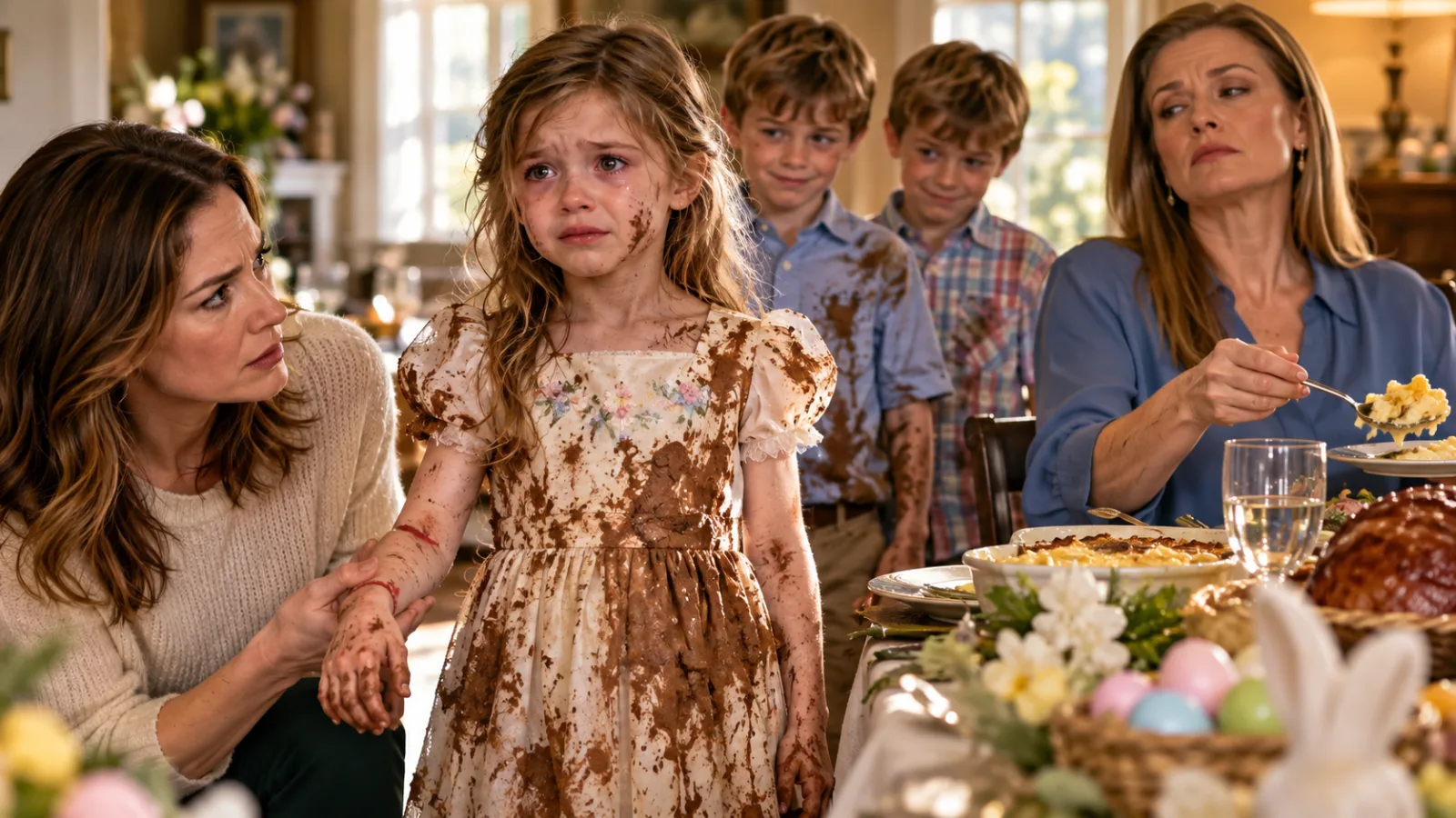 The second I saw my six-year-old daughter standing in my kitchen doorway, covered from head to toe in thick red Oklahoma clay, something inside me broke.