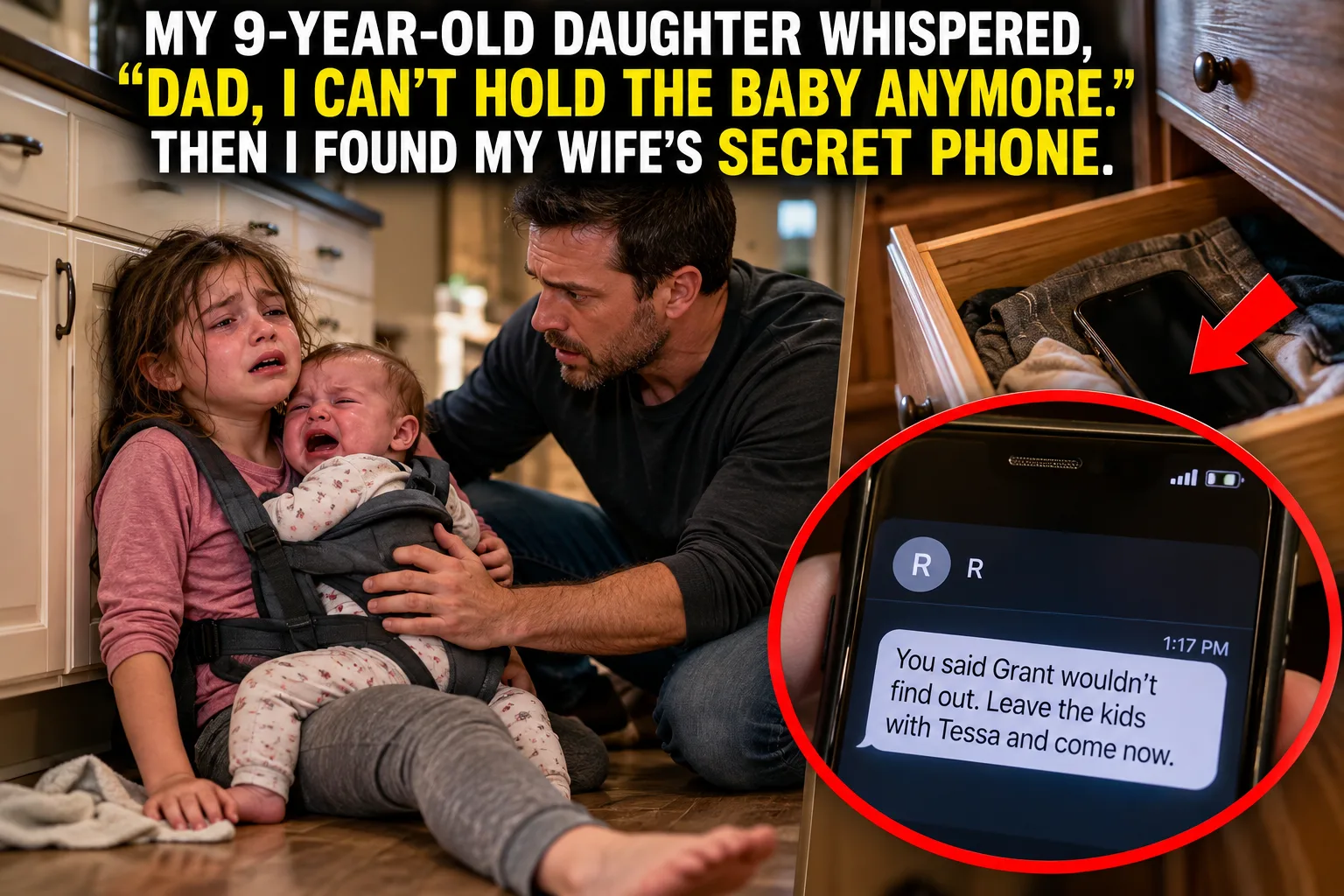 My Wife Left Our 9-Year-Old Alone With Our Baby—Then Her Hidden Phone Exposed Why