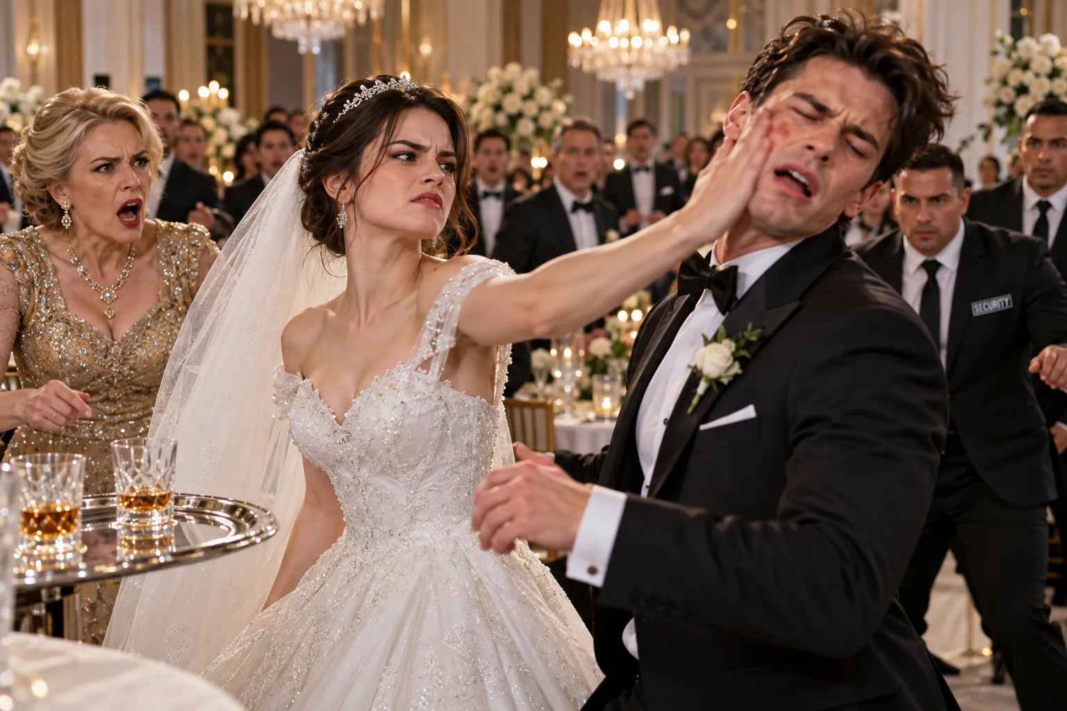 MY GROOM SLAPPED ME TWICE AT OUR WEDDING—SO I CANCELED THE MARRIAGE AND EXPOSED HIS SECRET