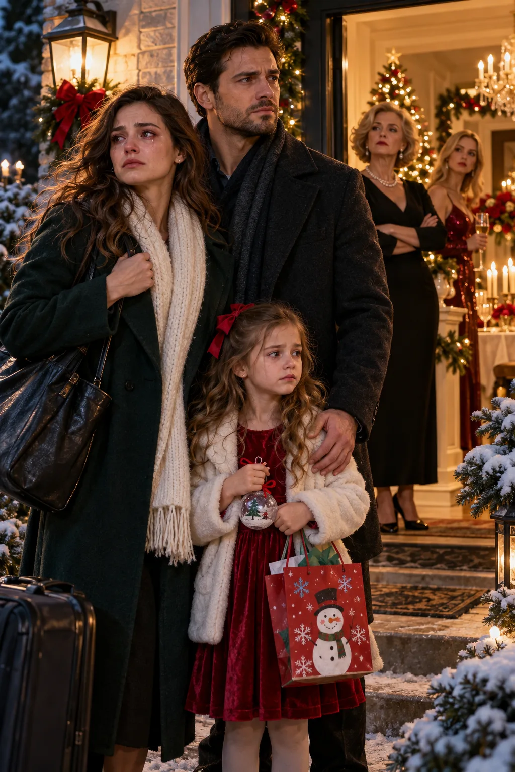 My five-year-old daughter was still clutching the Christmas ornament she had made for her grandmother when my mother spat directly in my face.