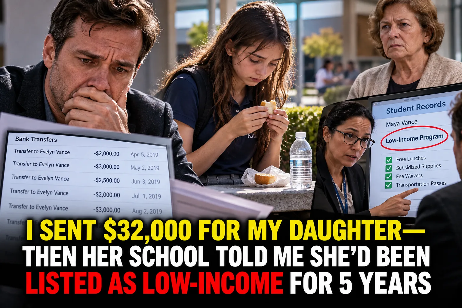 I Sent $32,000 for My Daughter—Then Her School Told Me She’d Been Listed as Low-Income for 5 Years