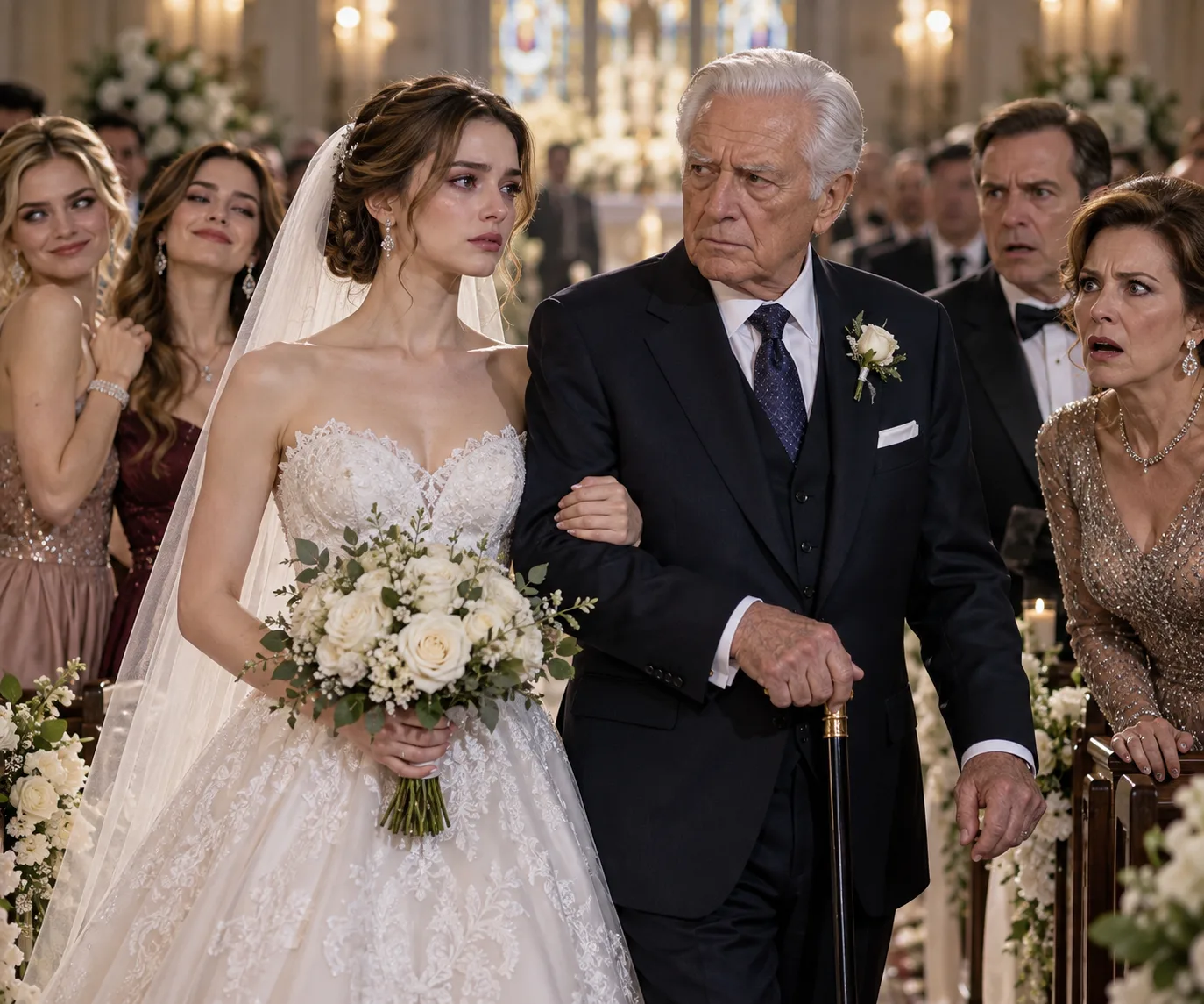 MY MOM CALLED ME HER BIGGEST REGRET AT MY WEDDING—THEN GRANDPA'S 8 WORDS SILENCED THE CHURCH.