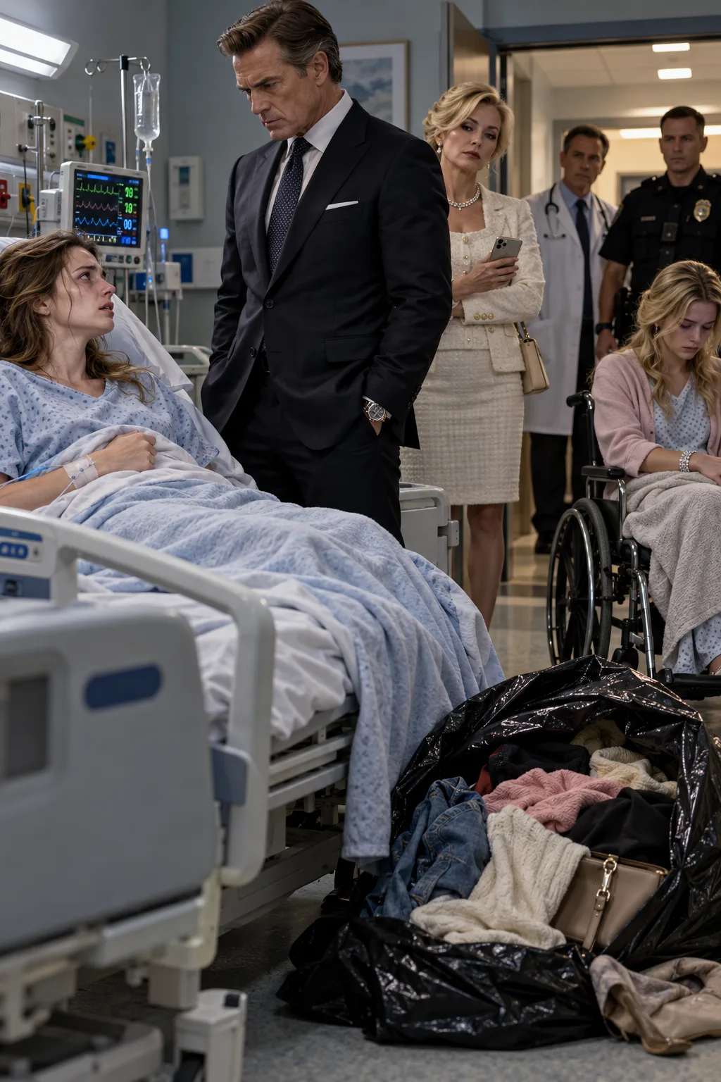 I woke up with one less kidney and a black garbage bag sitting beside my hospital bed.