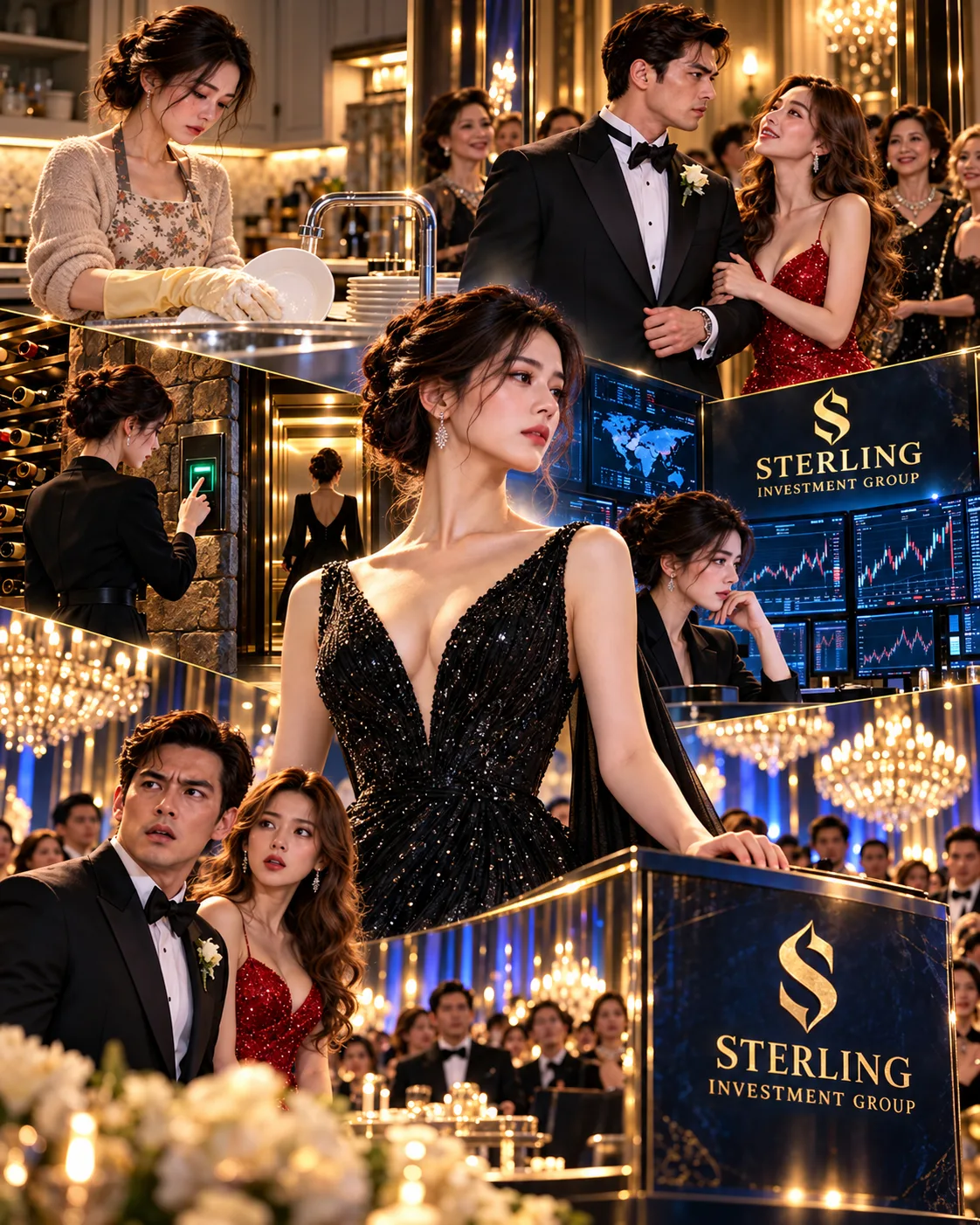 My husband left me scrubbing dirty dishes while he walked into the gala with his mistress on his arm, laughing as if I were nothing more than hired help.