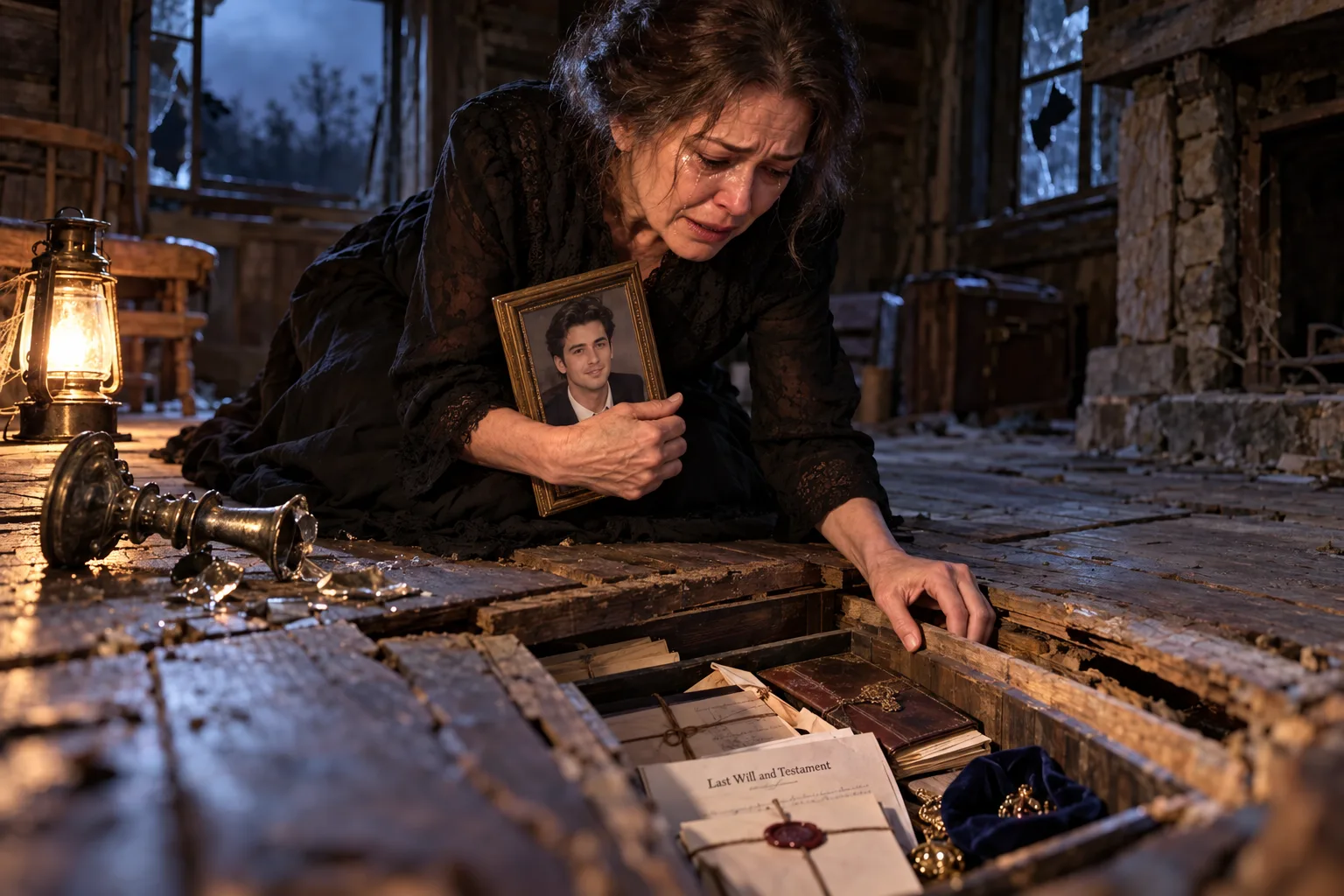 AFTER MY SON'S FUNERAL, HIS WIFE SENT ME TO A ROTTING CABIN — WHAT I FOUND UNDER THE FLOOR CHANGED EVERYTHING