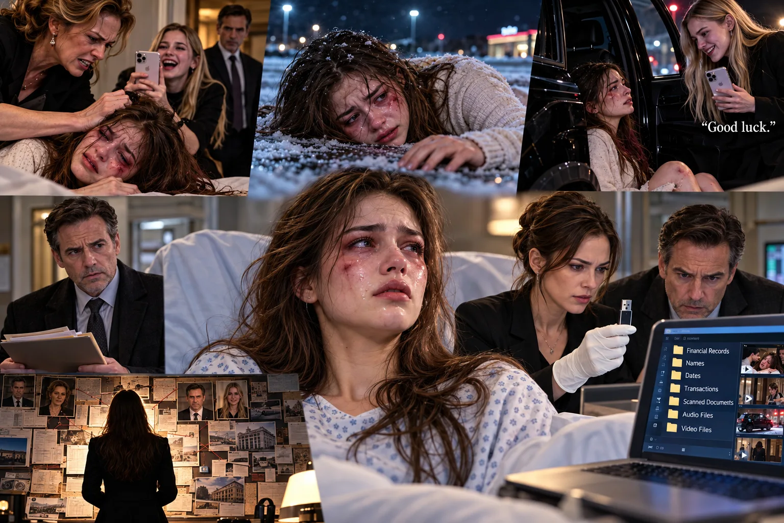My mother hurt me until everything went black.