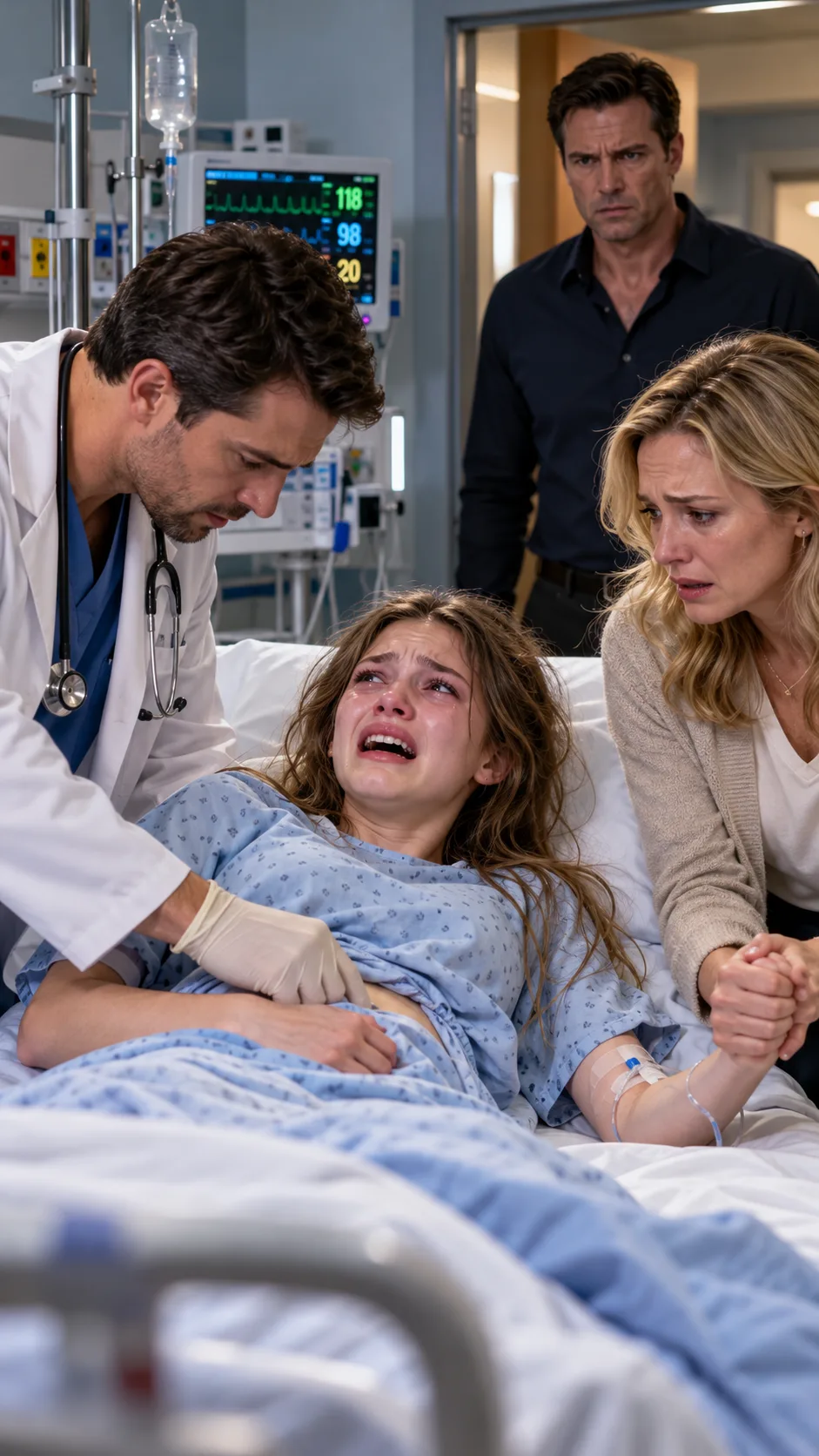 MY DAUGHTER VOMITED FOR THREE DAYS. HER FATHER CALLED HER A LIAR—UNTIL SHE SCREAMED SIX WORDS IN THE ER THAT EXPOSED HIS SECRET.