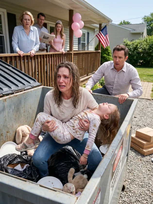 MY FAMILY THREW MY 4-YEAR-OLD DAUGHTER INTO A DUMPSTER ON HER BIRTHDAY—THEN POLICE FOUND SOMETHING THEY NEVER EXPECTED