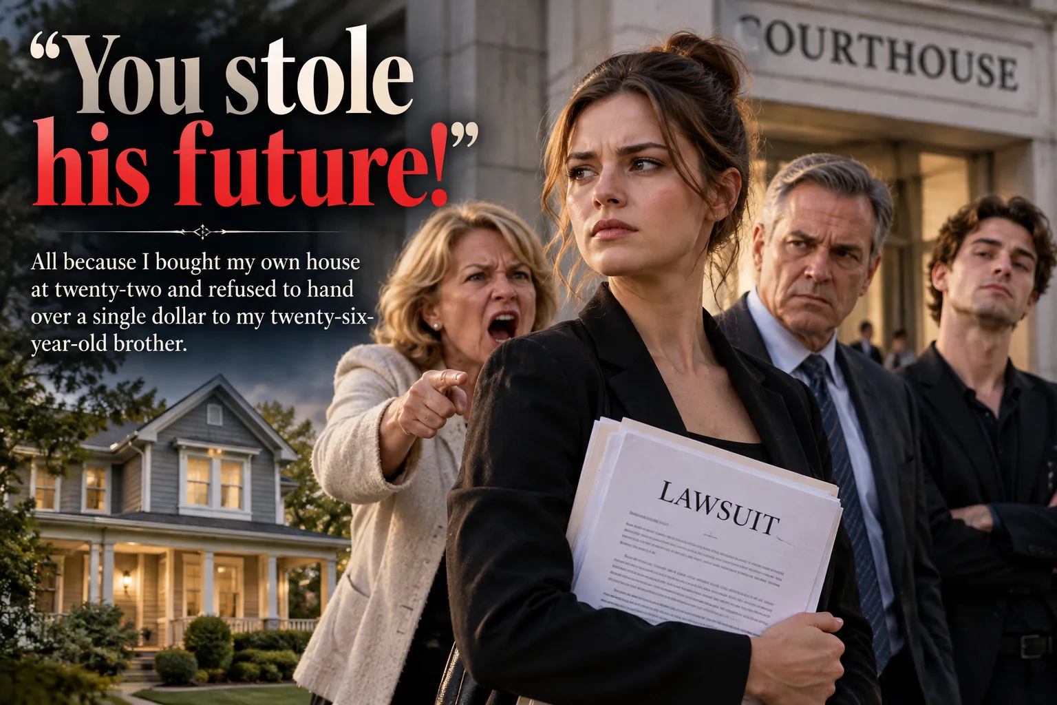“You stole his future!”  My mother screamed those words at me inside a courthouse hallway, loud enough to make strangers turn and stare.