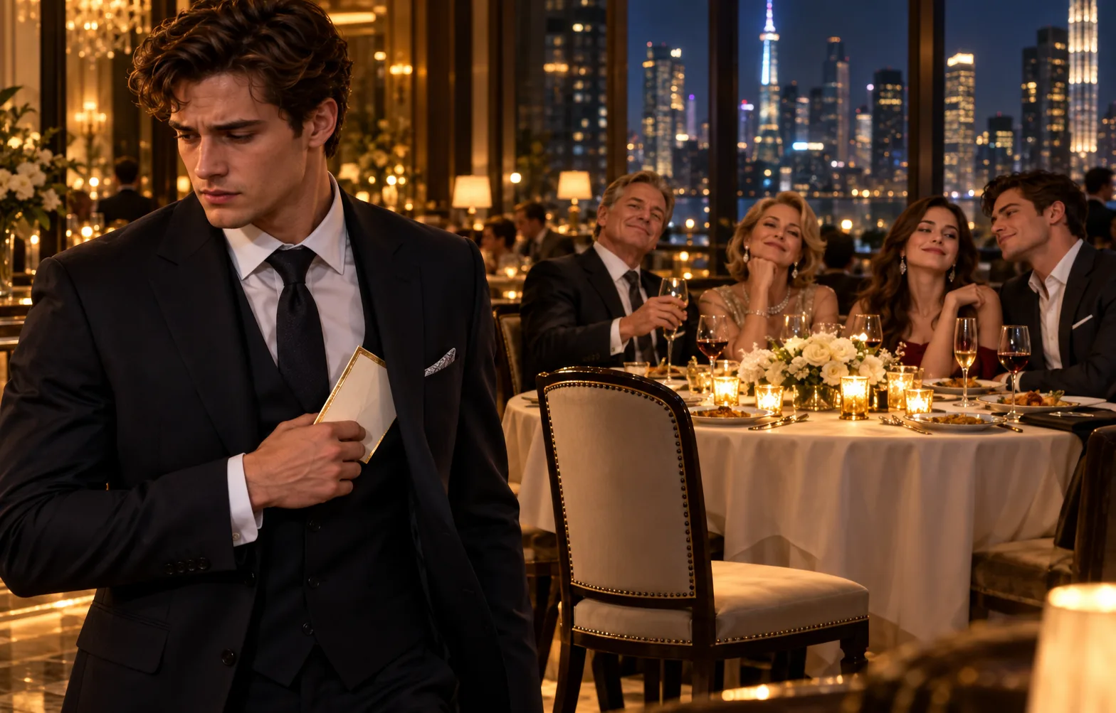 The moment I walked into my parents’ 30th anniversary dinner, dressed in a dark suit and tie with a $2,000 gift tucked inside my jacket, I realized something almost funny.